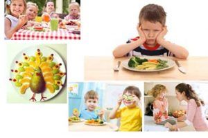 niño quisquilloso al comer