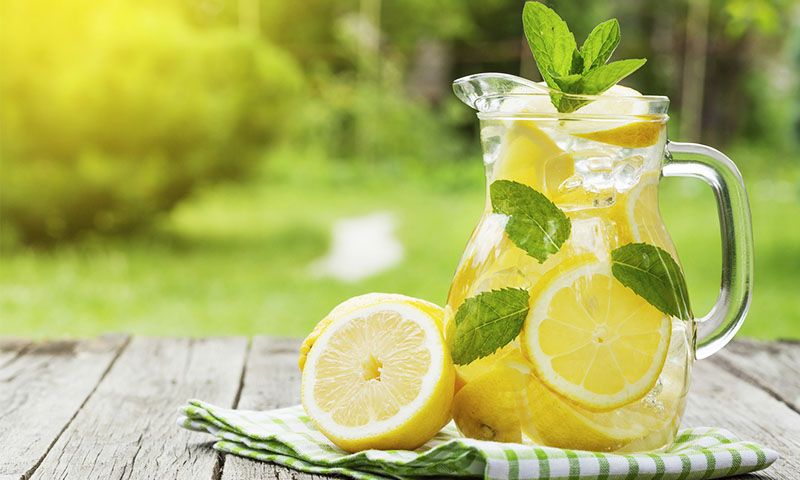 Resultado de imagen para agua con limon